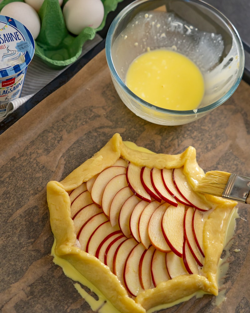 Apfel-Galettes mit Waldhonig