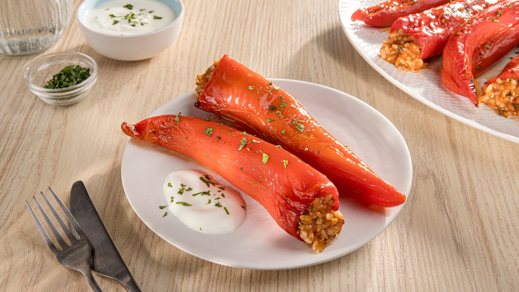 Gefüllte Paprika