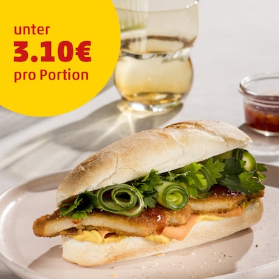 Dieses Bild zeigt das fertige Sandwich Rosa.