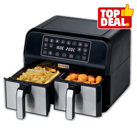 KENWOOD Doppel-Heißluftfritteuse HFM 20.000 MB 79.99