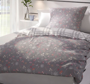 HOME IDEAS Living Renforcé-Wende-Bettwäsche-Garnitur 12.99