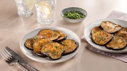 Dieses Bild zeigt die fertige Aubergine.