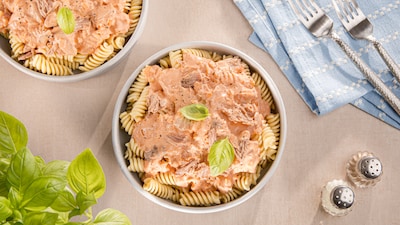 Dieses Bild zeigt die fertige Pasta.