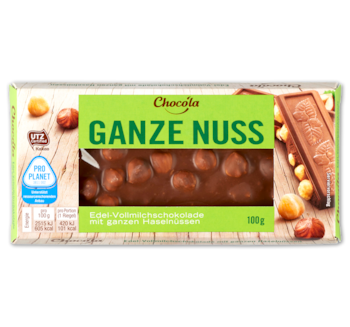 CHOCO'LA Ganze Nuss Schokolade