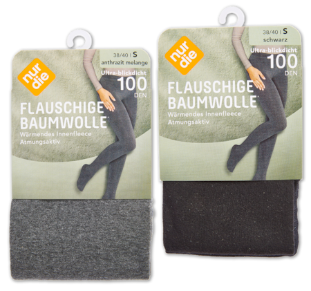 NUR DIE Strumpfhose mit flauschiger Baumwolle*