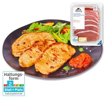 MÜHLENHOF Frische Schweine-Minutensteaks 2.49