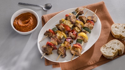 Schaschlik aus der Heißluftfritteuse