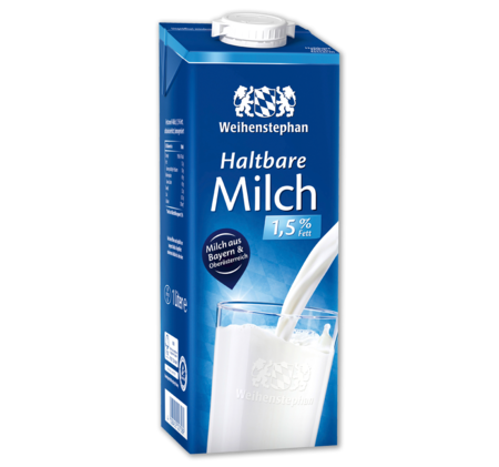 WEIHENSTEPHAN Haltbare Milch 1.11