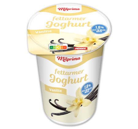 MILPRIMA Fettarmer Fruchtjoghurt