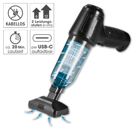 CLEANMAXX Akku-Handstaubsauger 16441*