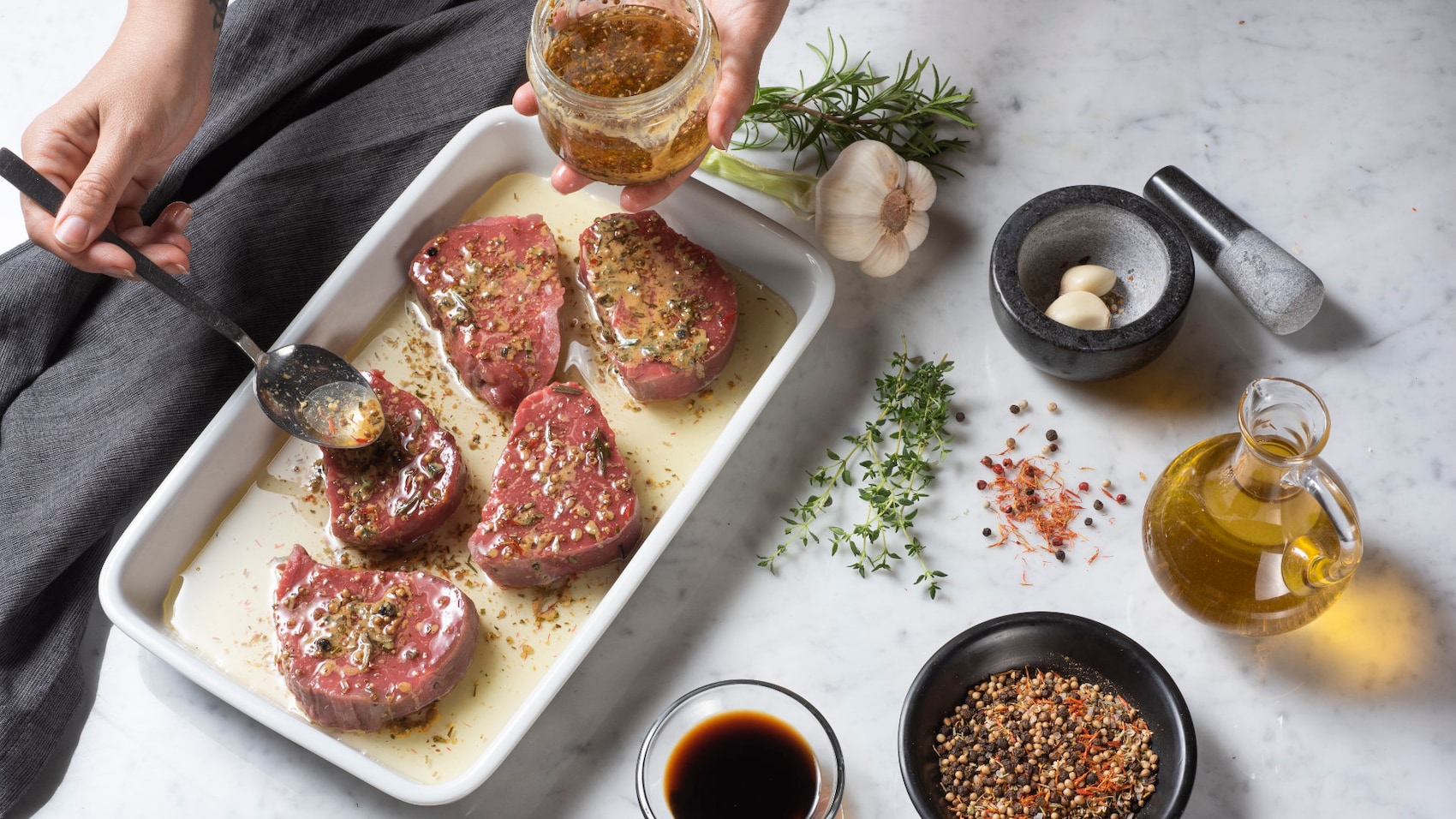 Marinade für Fleisch