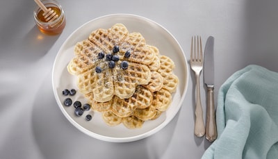 Haferflocken-Waffeln