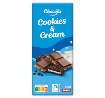 CHOCO'LA Cookies & Cream Schokolade