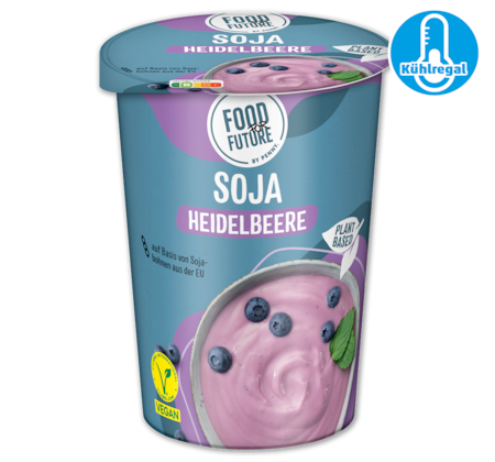 FOOD FOR FUTURE Soja Joghurtalternative Heidelbeere