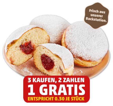 BÄCKERKRÖNUNG Der fruchtig-süß gefüllte Mehrfruchtberliner