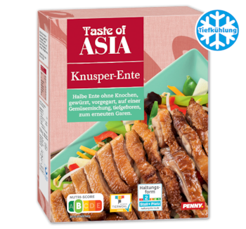 TASTE OF ASIA Knusper-Ente auf Gemüsebett*