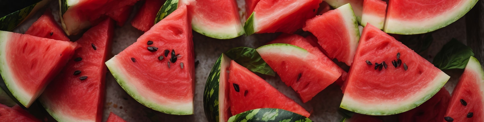 Wassermelonenstücke