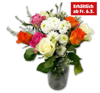 Fairtrade-Strauß Blütenglück*