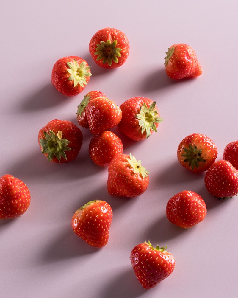 Dieses Bild zeigt die Erdbeeren.