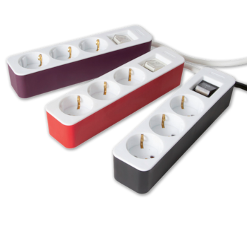 HEDURA Farbige Steckdosenleiste*