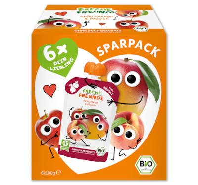 FRECHE FREUNDE Quetschie Sparpack*