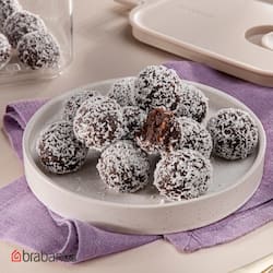 Dieses Bild zeigt die fertigen Energy Balls.