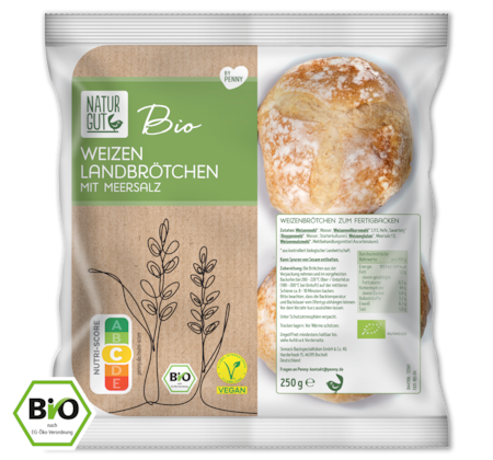 NATURGUT Bio Landbrötchen