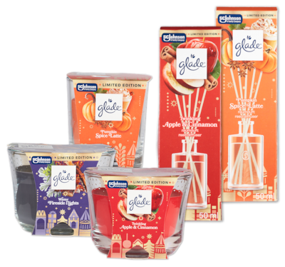 GLADE Duftkerze im Glas oder Raumduft LIMITED EDITION*