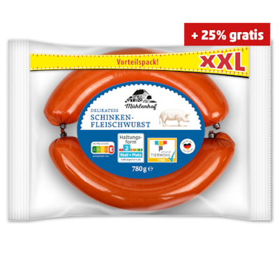 MÜHLENHOF XXL Delikatess Schinkenfleischwurst*