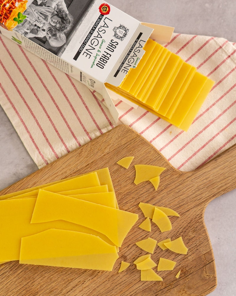 Dieses Bild zeigt die Lasagneplatten.
