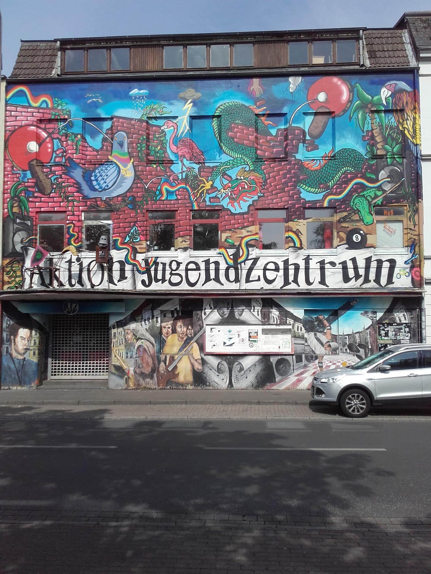 Ausblick auf das Jugendzentrum