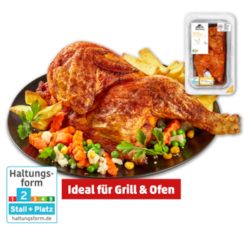 MÜHLENHOF Frisches halbes Hähnchen*