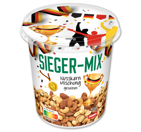FUßBALLPARTY Studentenfutter oder Nussmix 3.99