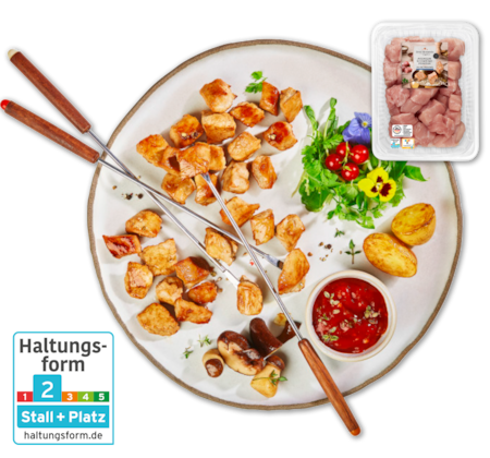 BEST MOMENTS Frisches Premium- Schweine-Fonduefleisch*