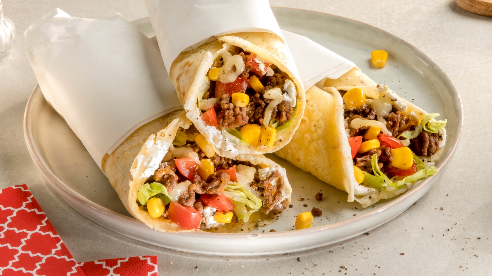 Palatschinken-Wraps