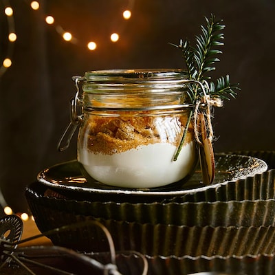 Cookies-Backmischung im Glas