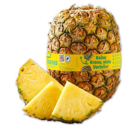 Ananas ohne Krone
