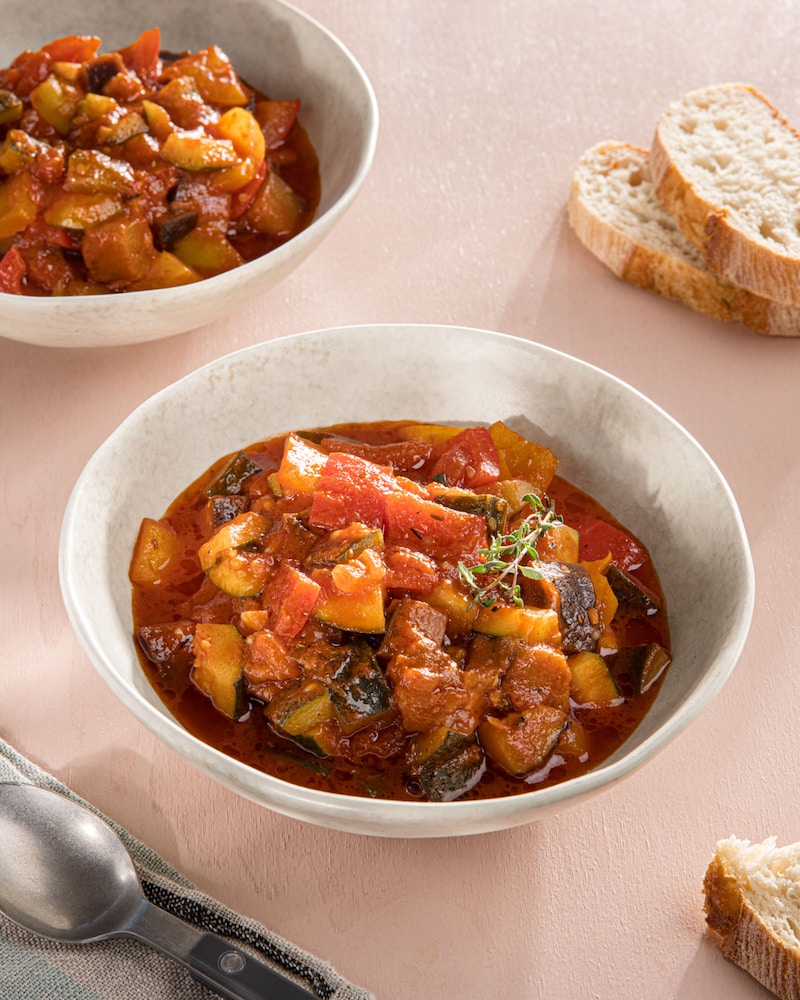 Dieses Bild zeigt das fertige Ratatouille.