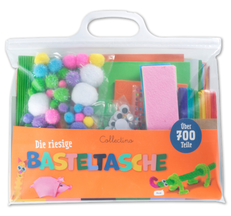 COLLECTINO Vielfältiges Bastel-Set in praktischer Tasche*