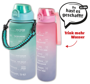 HEDURA Motivationstrinkflasche*