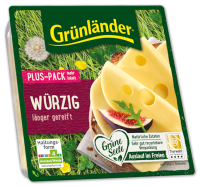 GRÜNLÄNDER Käsescheiben*