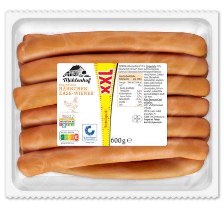 MÜHLENHOF Hähnchen-Käse-Wiener*