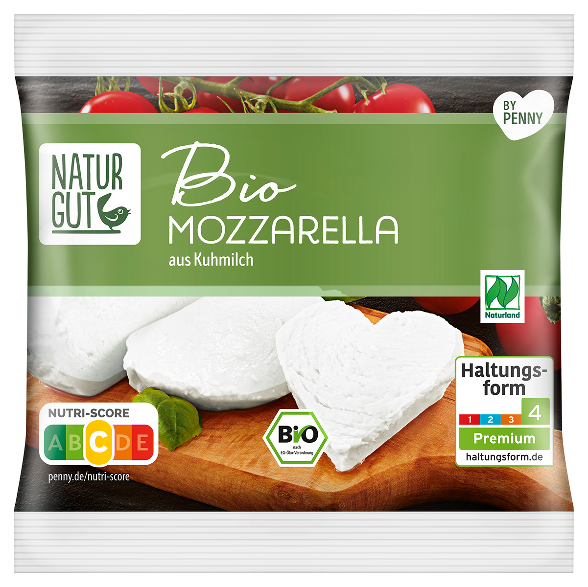 NATURGUT Bio Mozzarella mit Naturland-Siegel