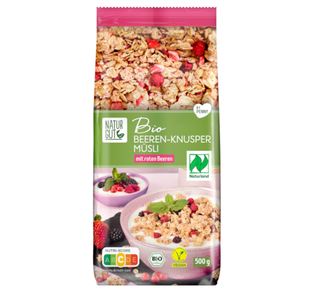 NATURGUT Bio Beeren-Knusper-Müsli
