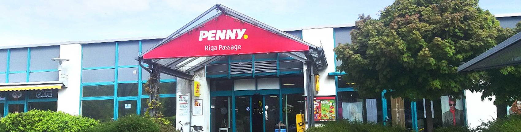 sie sehen den Eingang vom Penny Markt in Rostocker Str. 116