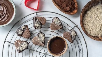 Nougat Plätzchen