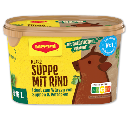 MAGGI Klare Suppe mit Rind*