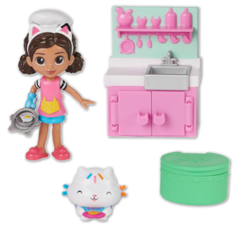 GABBY'S DOLLHOUSE Cat-tivity-Set*