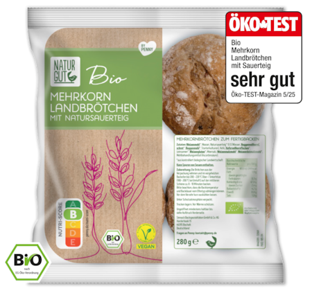 NATURGUT Bio Landbrötchen