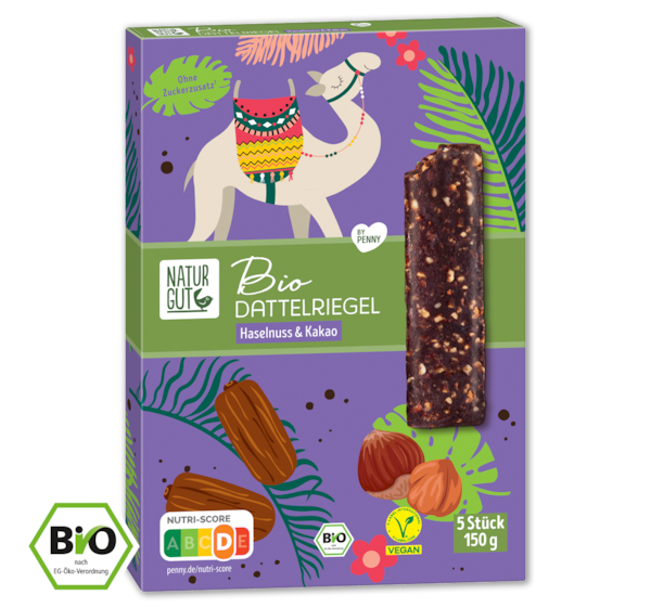 NATURGUT Bio-Dattelriegel 1.99²